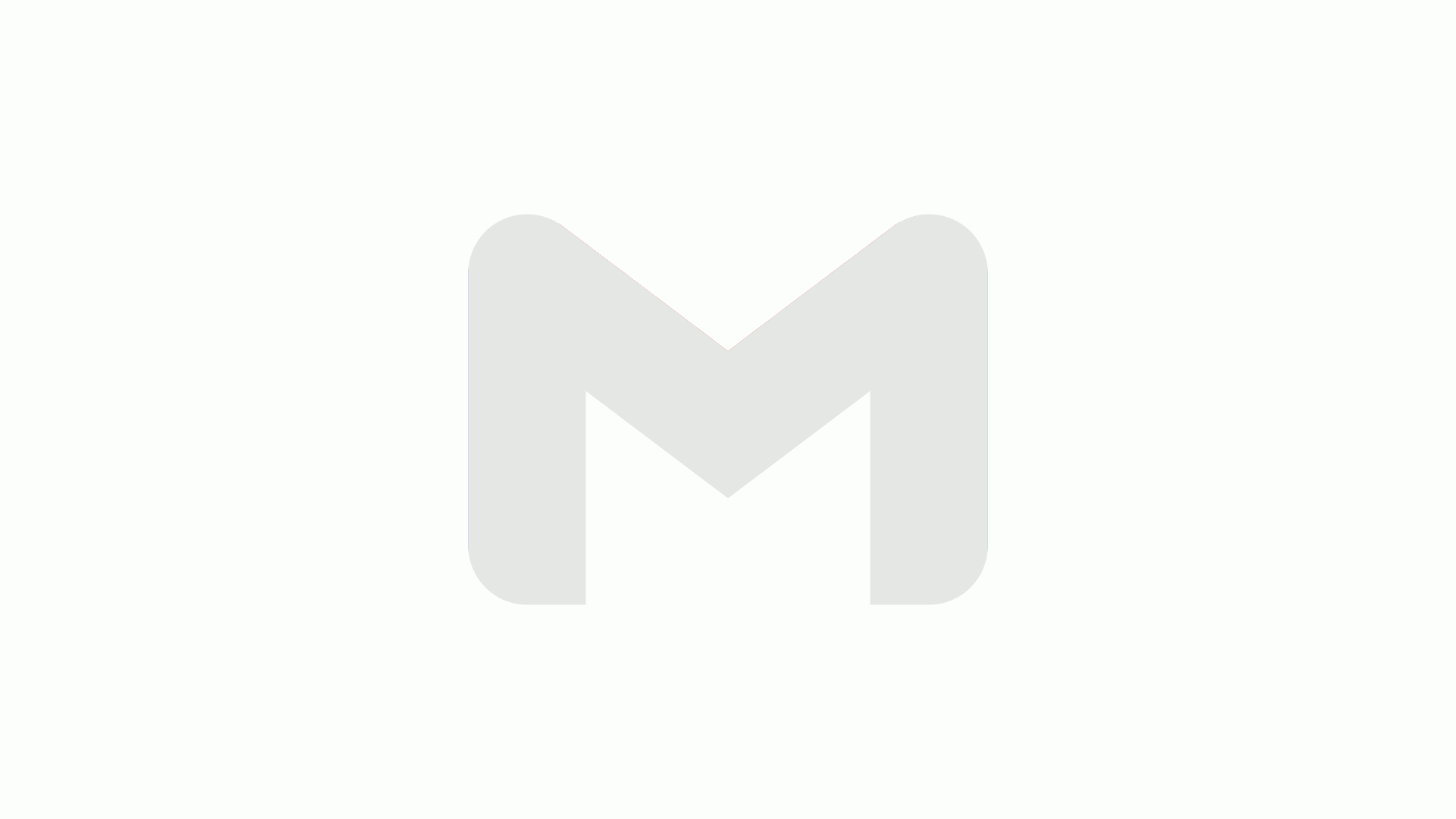 Gmail logo animation.